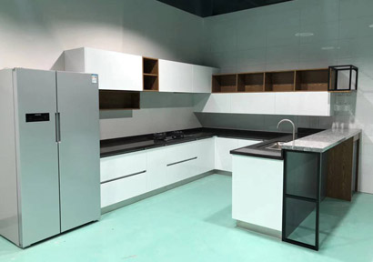 简约不锈钢家庭橱柜